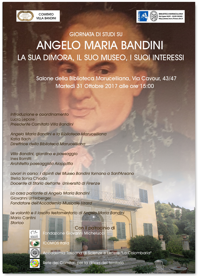 Giornata di studi «Angelo Maria Bandini: la sua dimora, il suo museo, i suoi interessi»