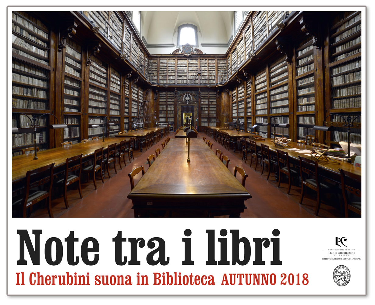 CHERUBINI AUTUNNO 2018: iniziativa «Note tra i libri»