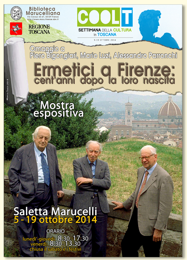 Locandina COOL T 2014 - ERMETICI A FIRENZE