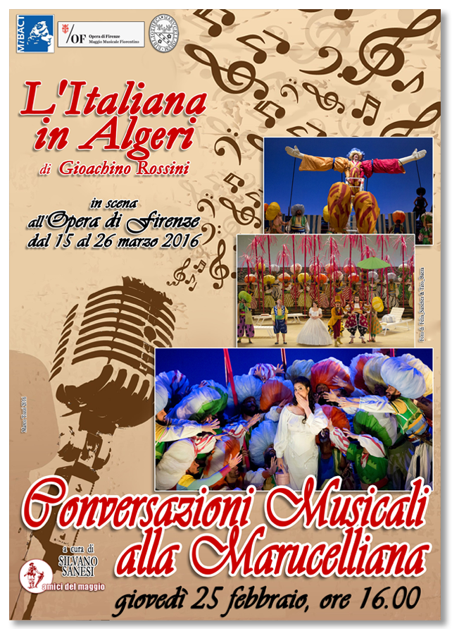 Locandina Conversazioni Musical: 25 febbraio 2016