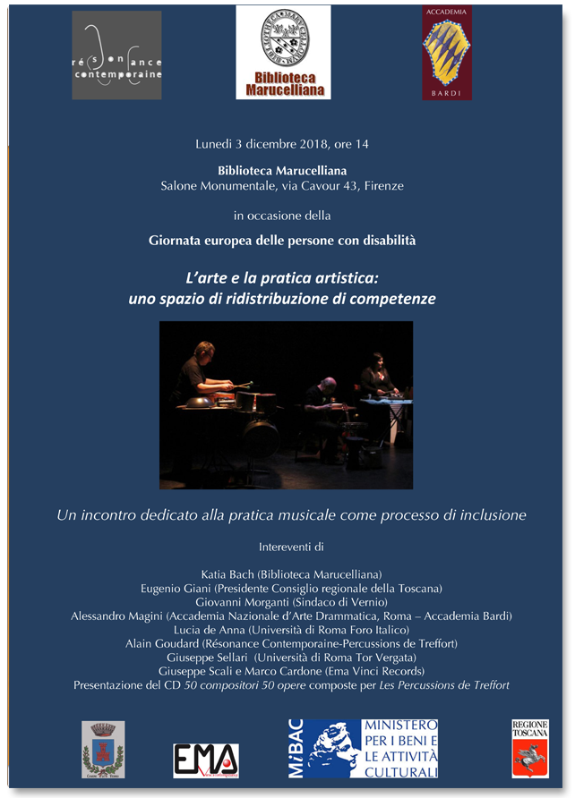 Incontro sul tema «L'arte e la pratica artistica:<br />uno spazio di ridistribuzione di competenze<»