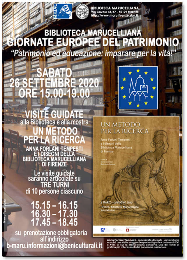 Locandina GIORNATE EUROPEE DEL PATRIMONIO 2020