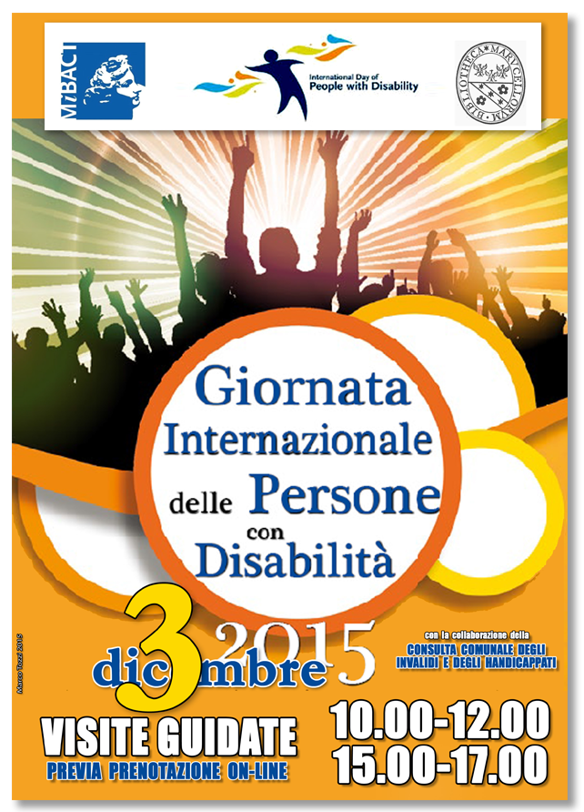 Locandina Giornata Internazionale delle Persone con Disabilit 2015