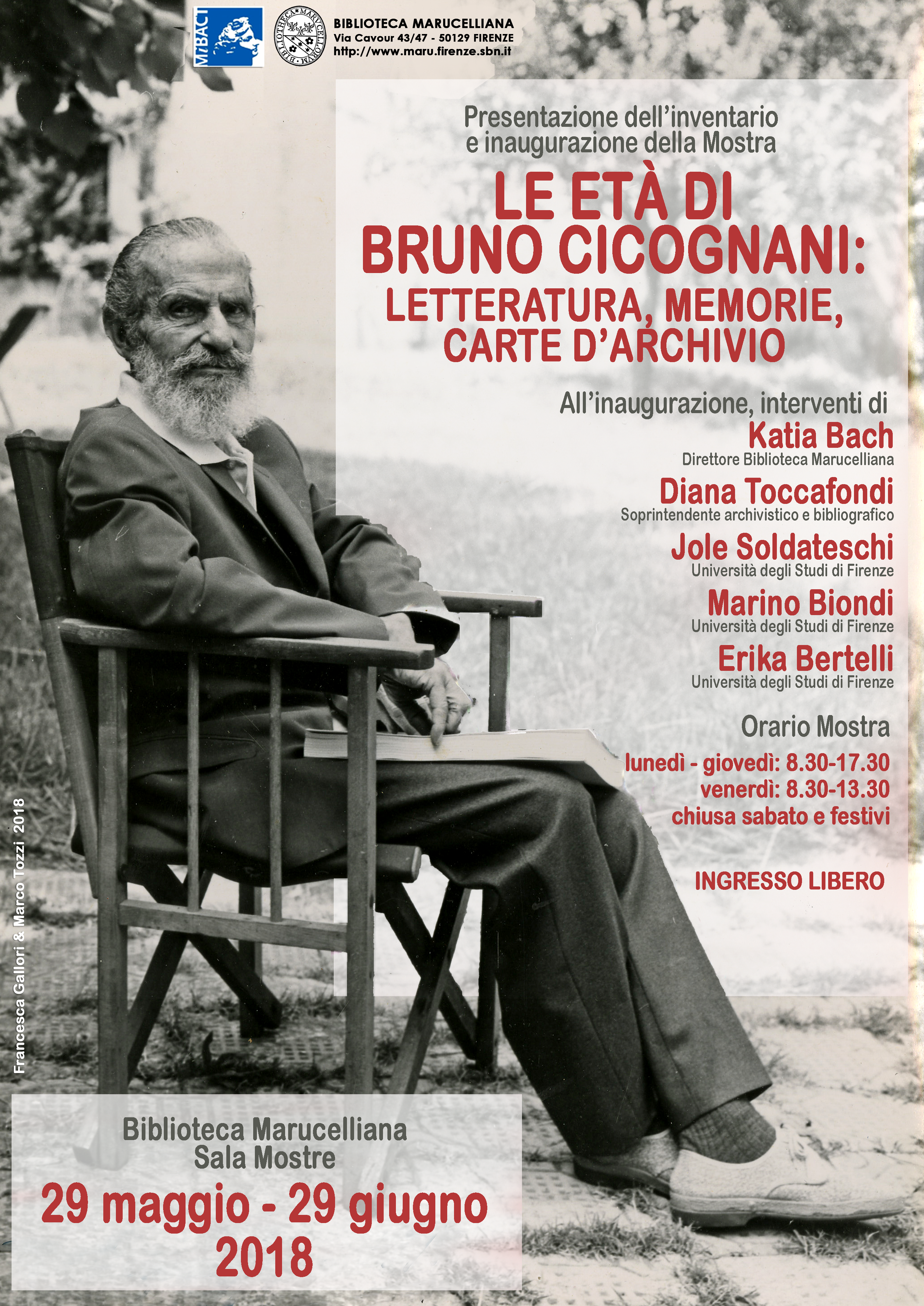 Mostra "LE ETA' DI BRUNO CICOGNANI»