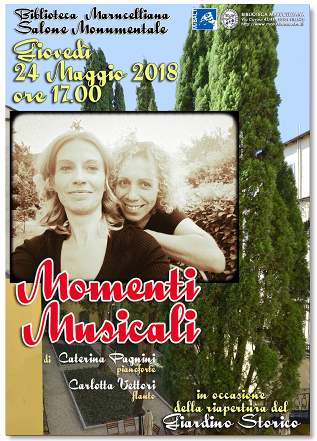 Concerto MOMENTI MUSICALI di Caterina Pagnini & Carlotta Vettori