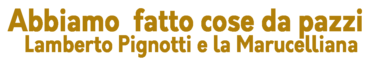 Titolo Mostra PIGNOTTI