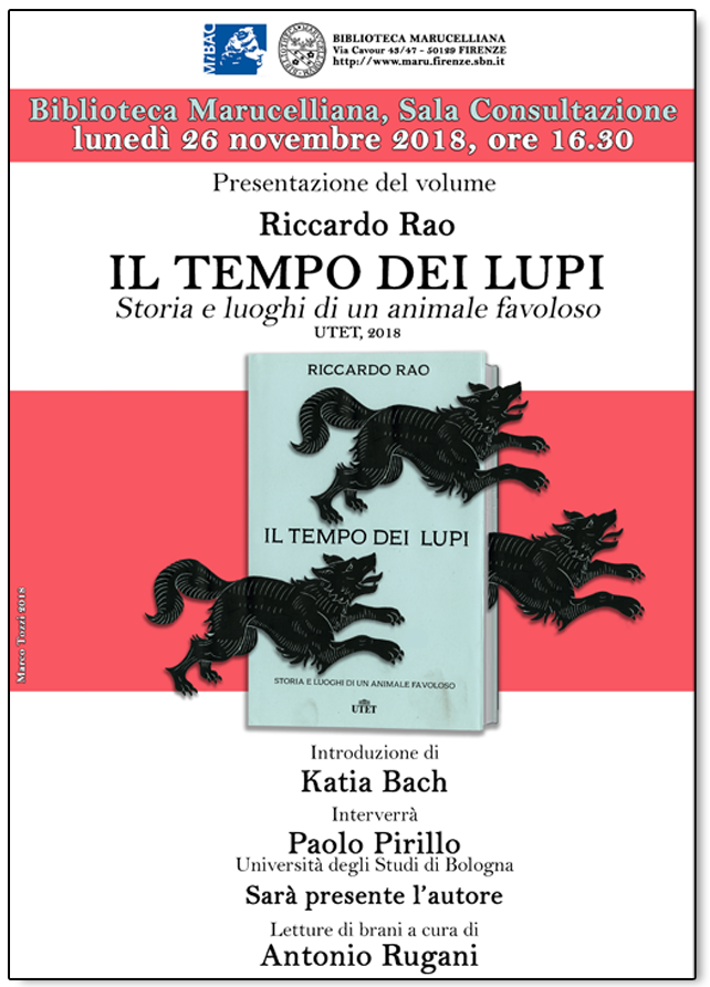 Presentazione del volume «Il tempo dei lupi» di Riccardo Rao