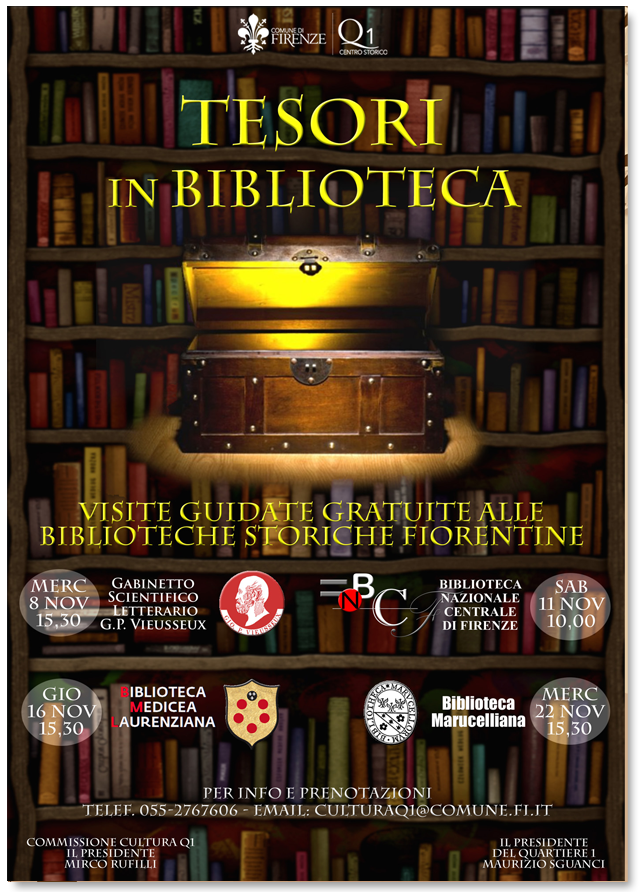 TESORI IN BIBLIOTECA 22 novembre 2017