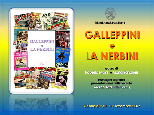 Locandina GALLEPPINI e LA NERBINI