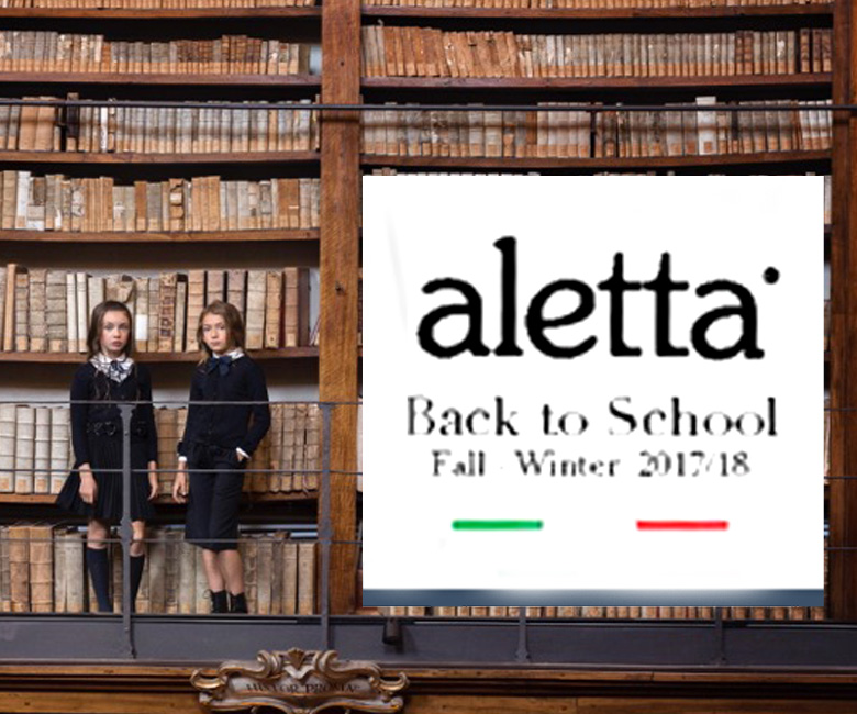 Campagna Autunno/Inverno 2017/18 BACK TO SCHOOL per ALETTA