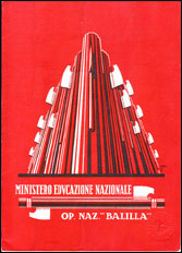 Pagella scolastica del periodo fascista