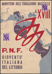 Pagella scolastica del periodo fascista